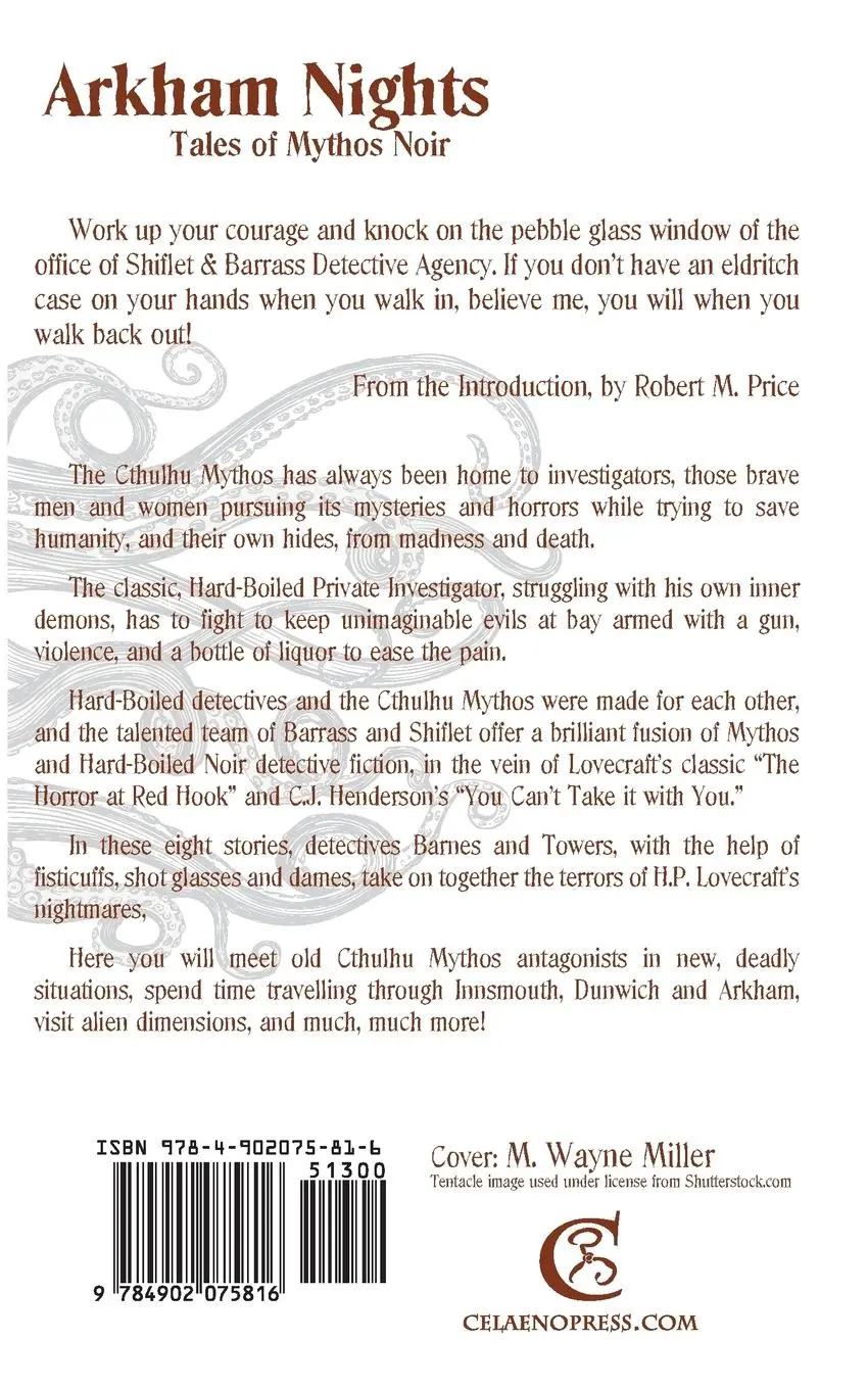 Rückseite: 9784902075816 | Arkham Nights | Tales of Mythos Noir | Glynn Barrass (u. a.) | Buch
