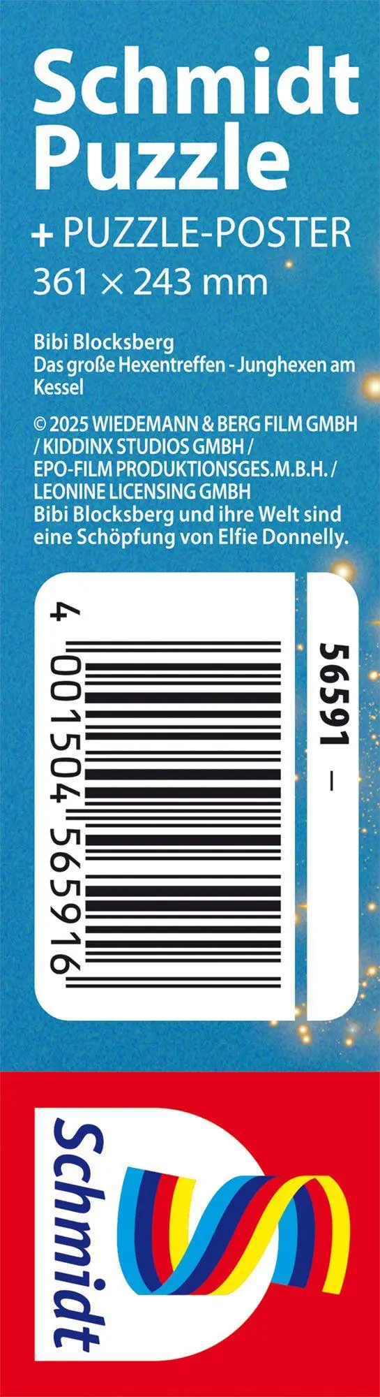 Bild: 4001504565916 | Das große Hexentreffen, Junghexen am Kessel, 60 Teile | Spiel | 56591
