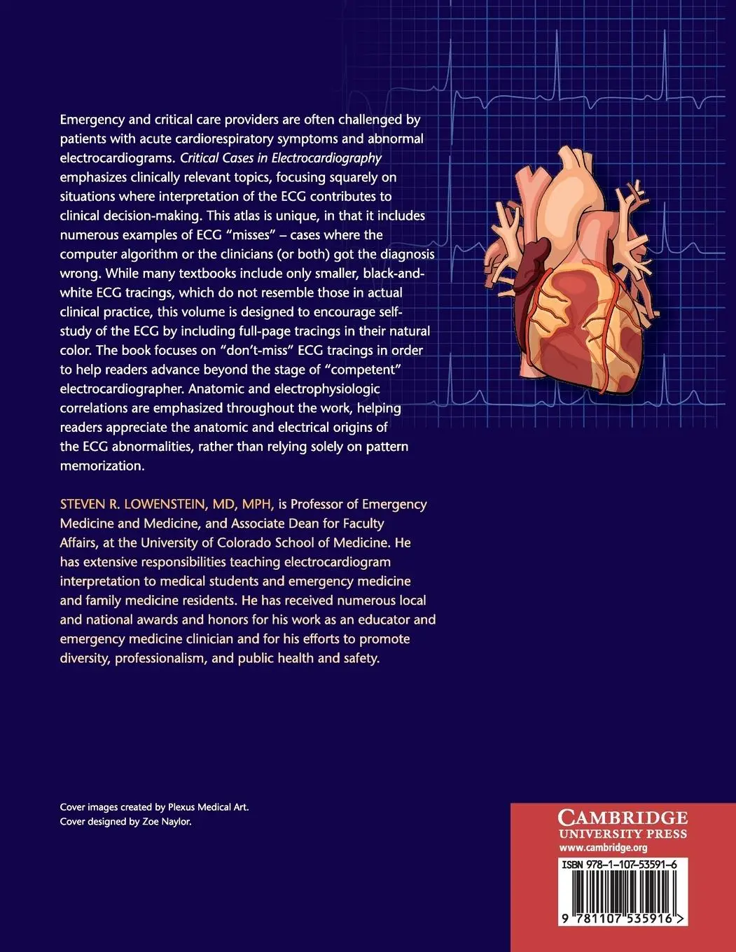 Rückseite: 9781107535916 | Critical Cases in Electrocardiography | Steven R. Lowenstein | Buch