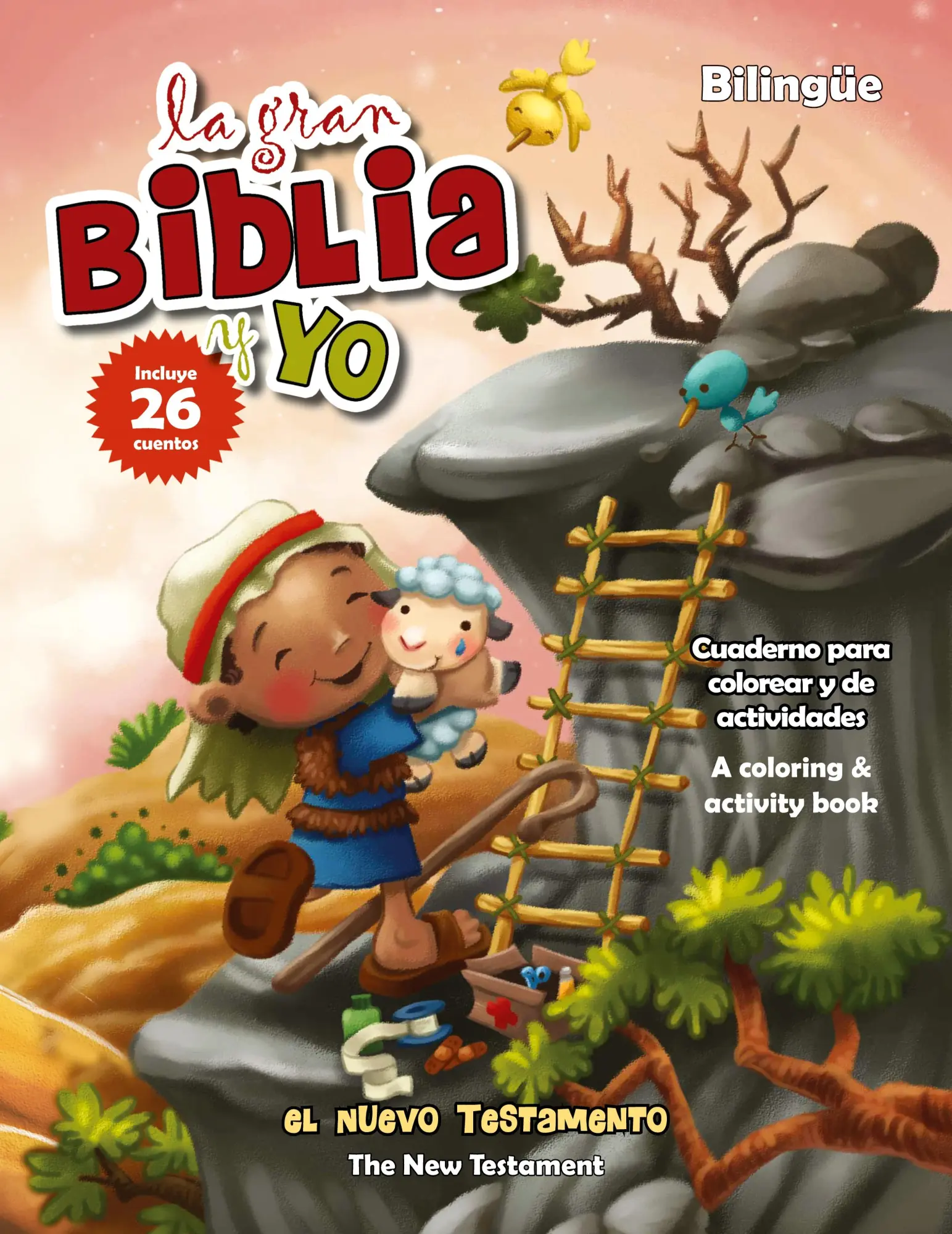 Cover: 9781623875916 | Nuevo Testamento - Cuaderno para colorear y de actividades (Bilingüe)