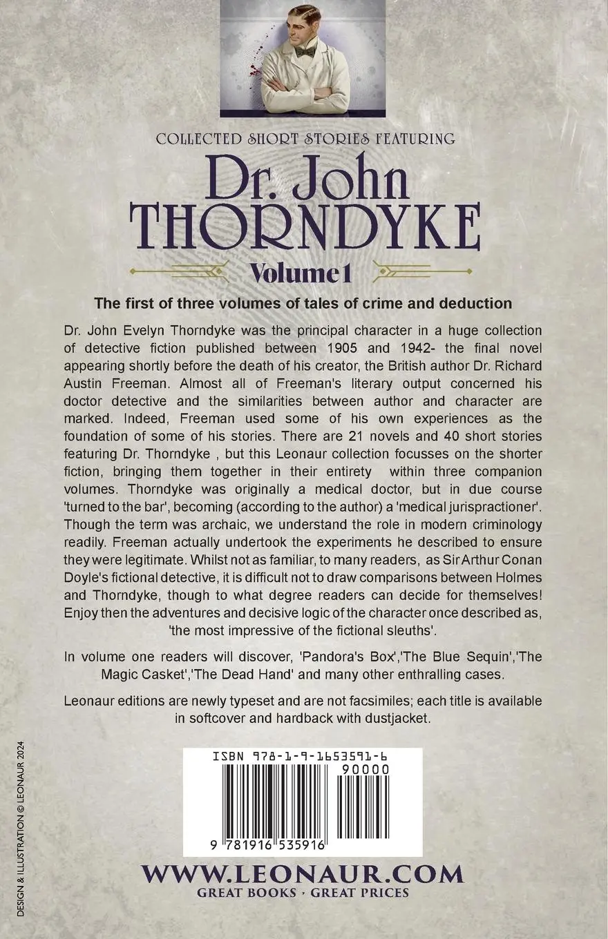 Rückseite: 9781916535916 | Collected Short Stories Featuring Doctor John Thorndyke Volume 1