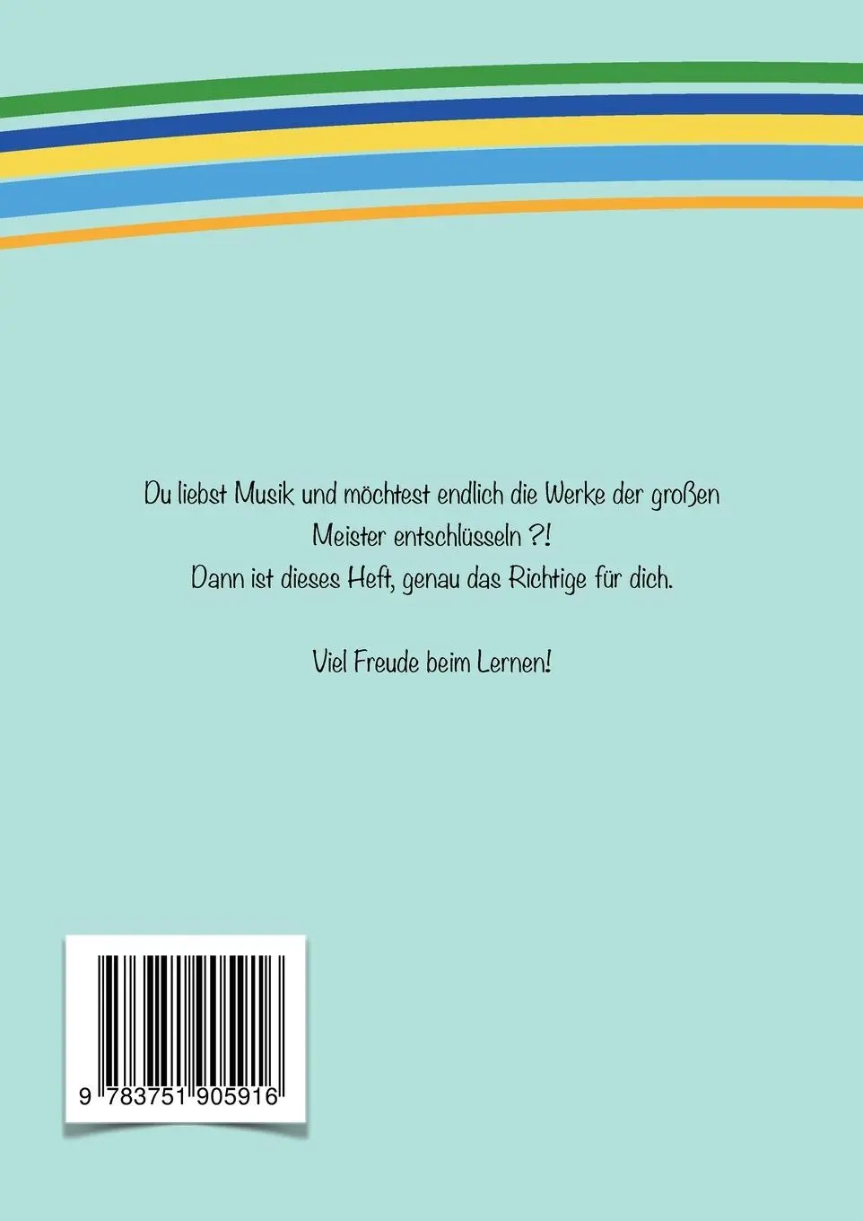Rückseite: 9783751905916 | Notenrätsel im Violinschlüssel | Level 1 | Fräulein Herrmann | Buch