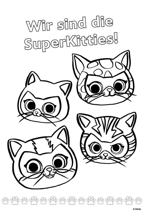 Bild: 9783833245916 | Disney Junior SuperKitties: Superstarker Sticker- und Malspaß | Buch