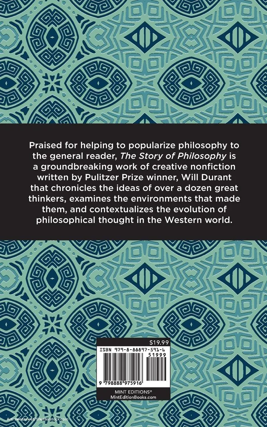 Rückseite: 9798888975916 | The Story of Philosophy | Will Durant | Taschenbuch | Englisch | 2024