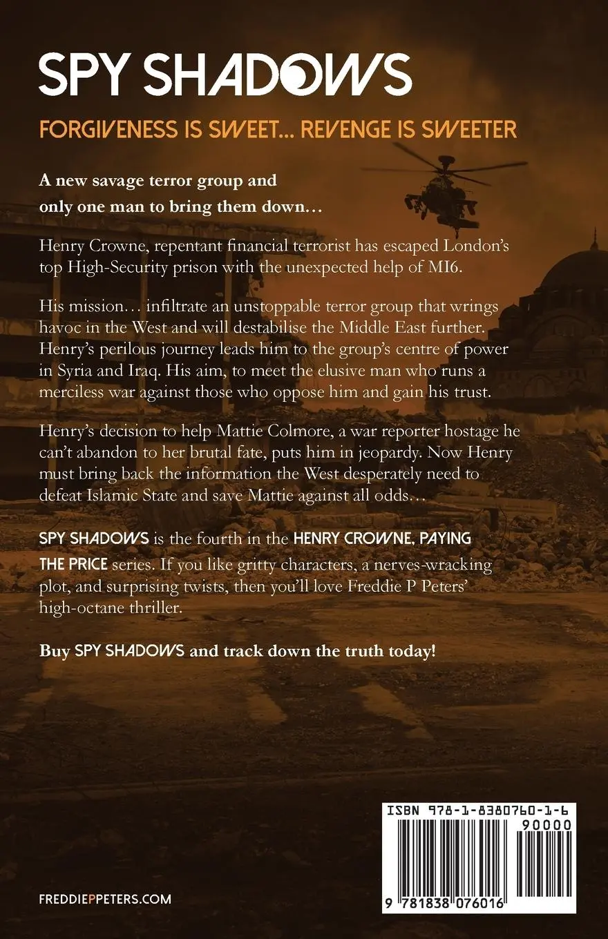 Rückseite: 9781838076016 | SPY SHADOWS | Forgiveness is Sweet...Revenge is Sweeter | Peters