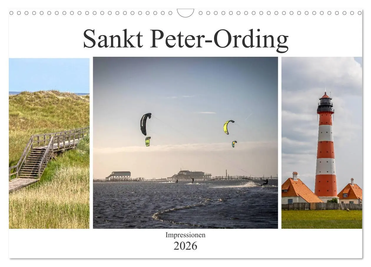 Cover: 9783457866016 | Impressionen aus Sankt Peter-Ording (Wandkalender 2026 DIN A3...