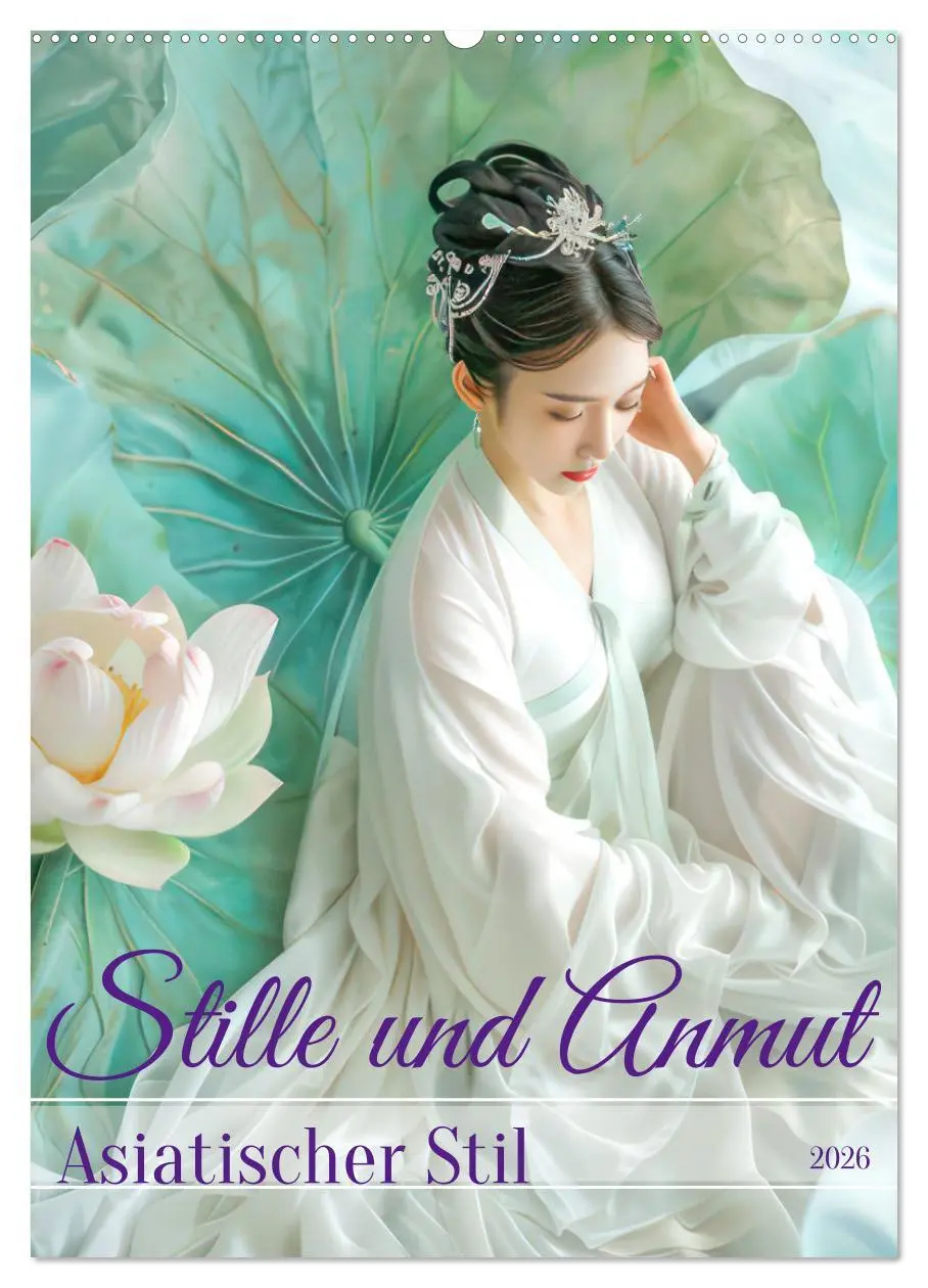 Cover: 9783516266016 | Stille und Anmut - Asiatischer Stil (Wandkalender 2026 DIN A2...