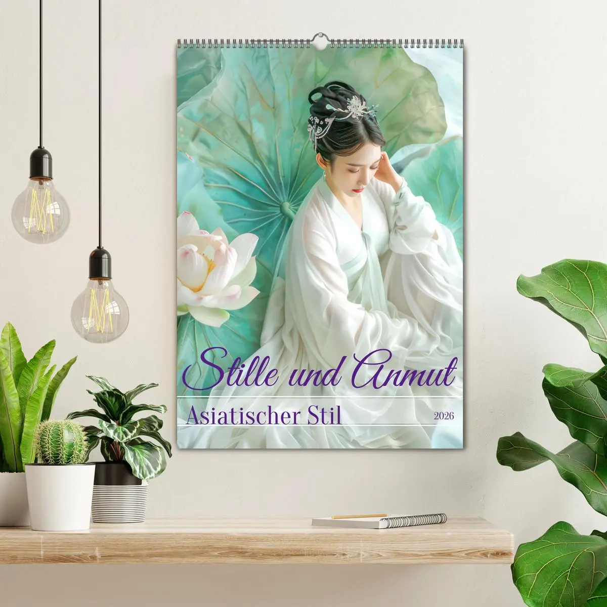 Bild: 9783516266016 | Stille und Anmut - Asiatischer Stil (Wandkalender 2026 DIN A2...