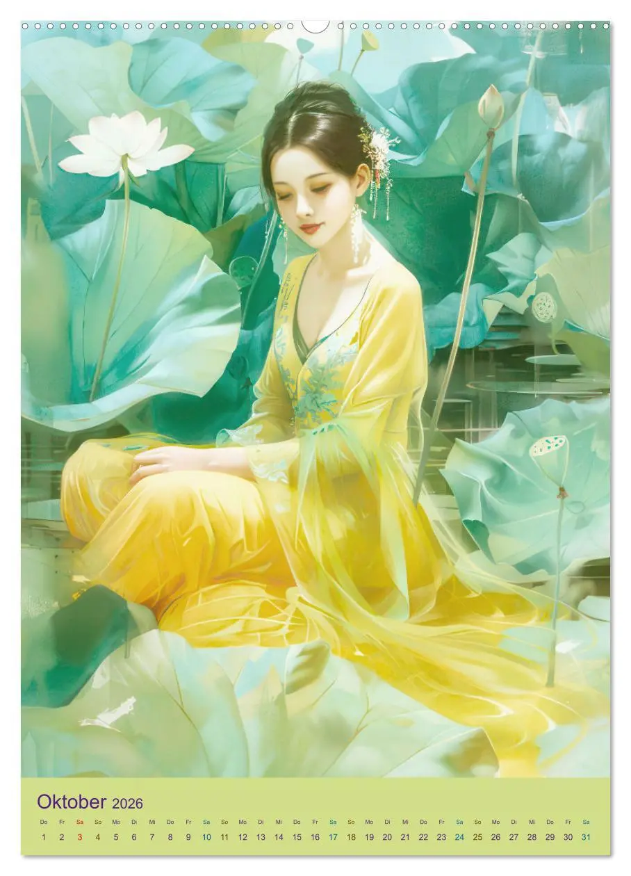 Bild: 9783516266016 | Stille und Anmut - Asiatischer Stil (Wandkalender 2026 DIN A2...