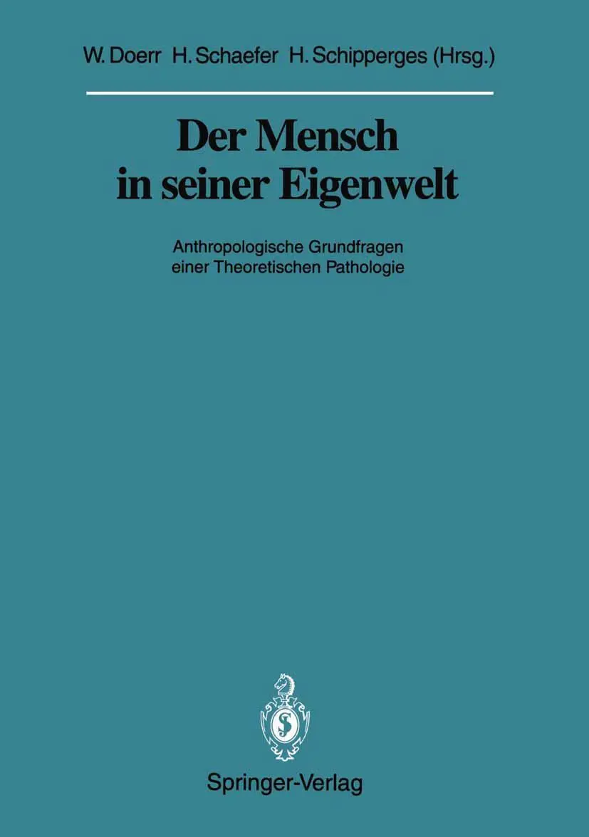 Cover: 9783540546016 | Der Mensch in seiner Eigenwelt | Wilhelm Doerr (u. a.) | Taschenbuch