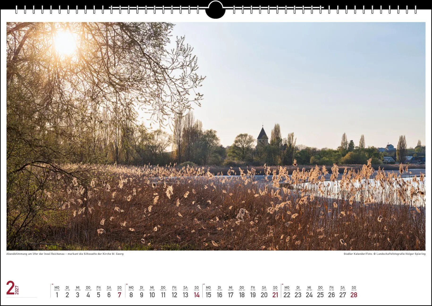 Bild: 9783861926016 | Malerischer Bodensee 2027 | Holger Spiering | Kalender | Spiralbindung