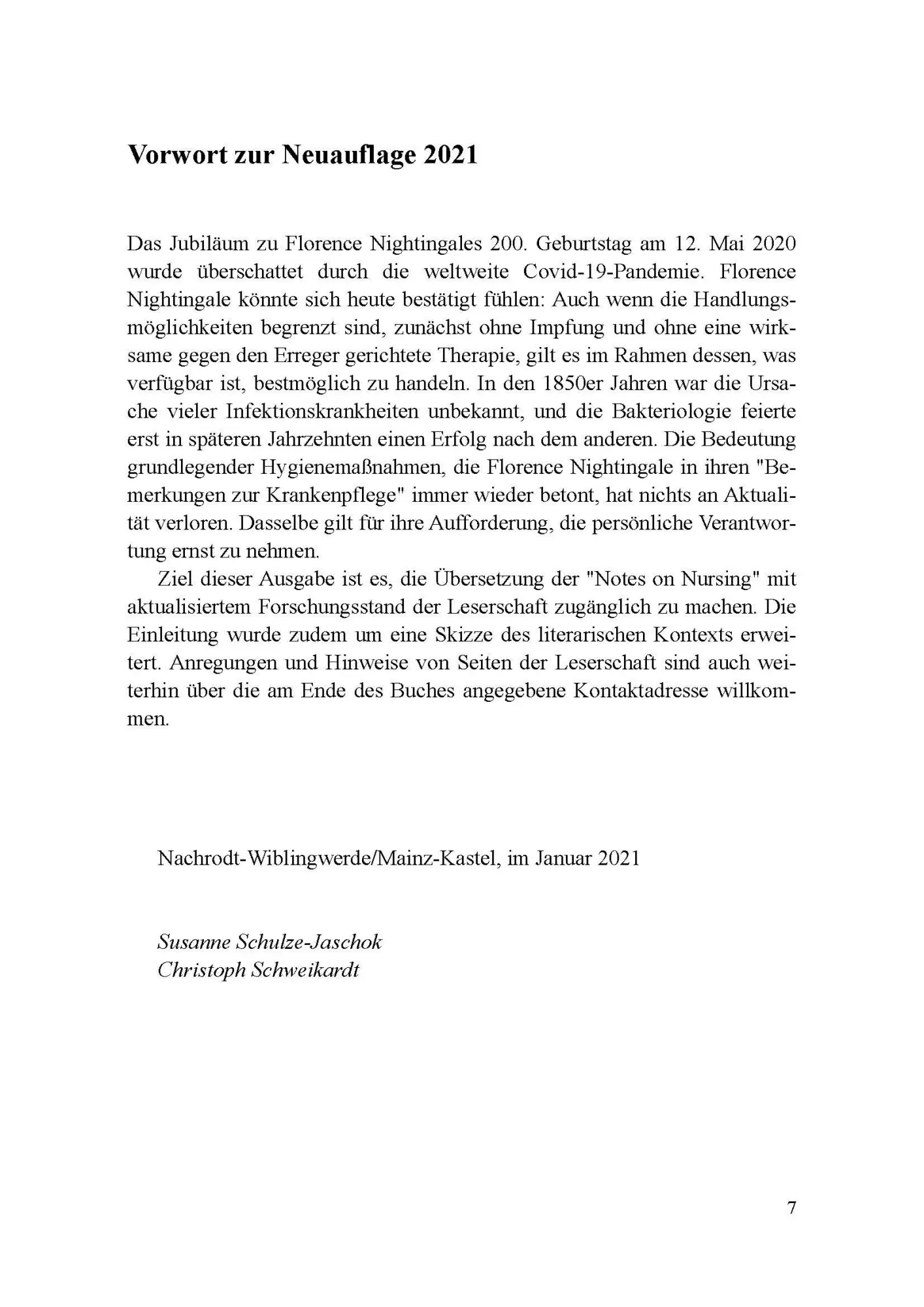 Bild: 9783863216016 | Bemerkungen zur Krankenpflege | Florence Nightingale | Taschenbuch
