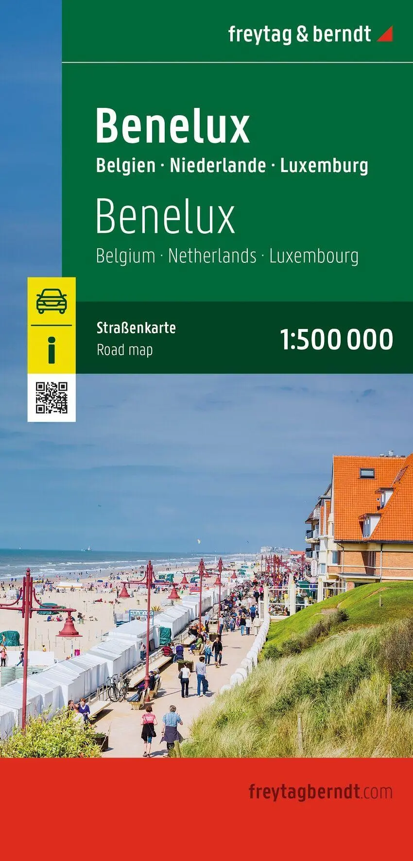 Cover: 9783991546016 | freytag &amp; berndt Straßenkarte Benelux, Belgien - Niederlande -...