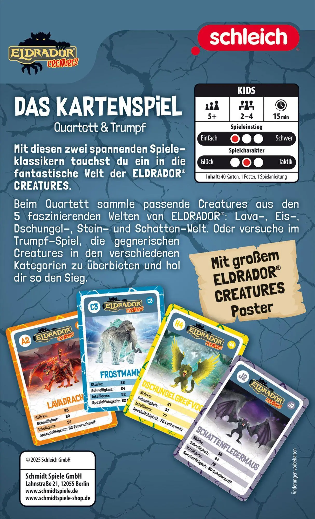 Bild: 4001504516116 | Schleich, Eldrador, Das Kartenspiel | Spiel | 51611 | Deutsch | 2025