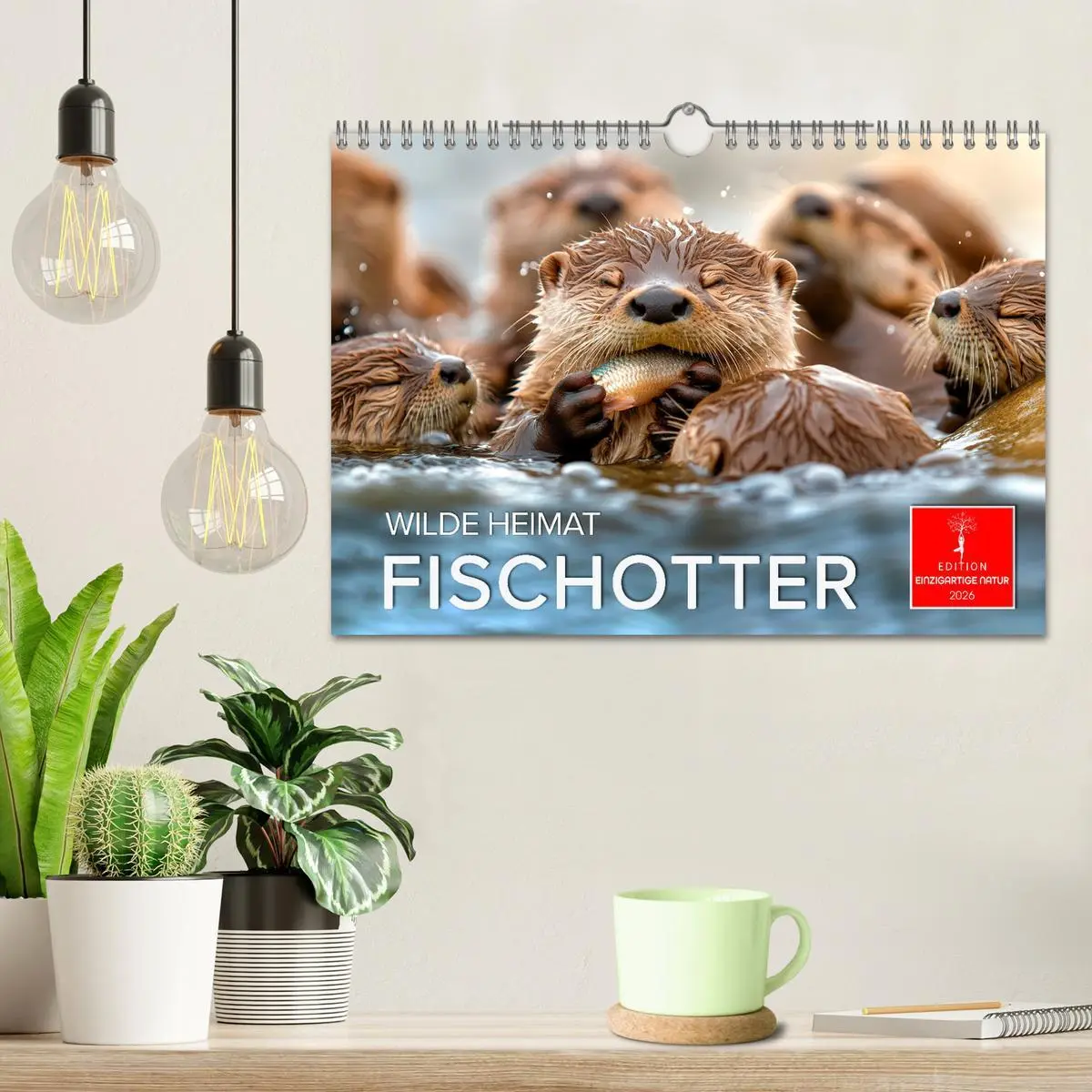 Bild: 9783457306116 | Wilde Heimat - Fischotter (Wandkalender 2026 DIN A4 quer), CALVENDO...