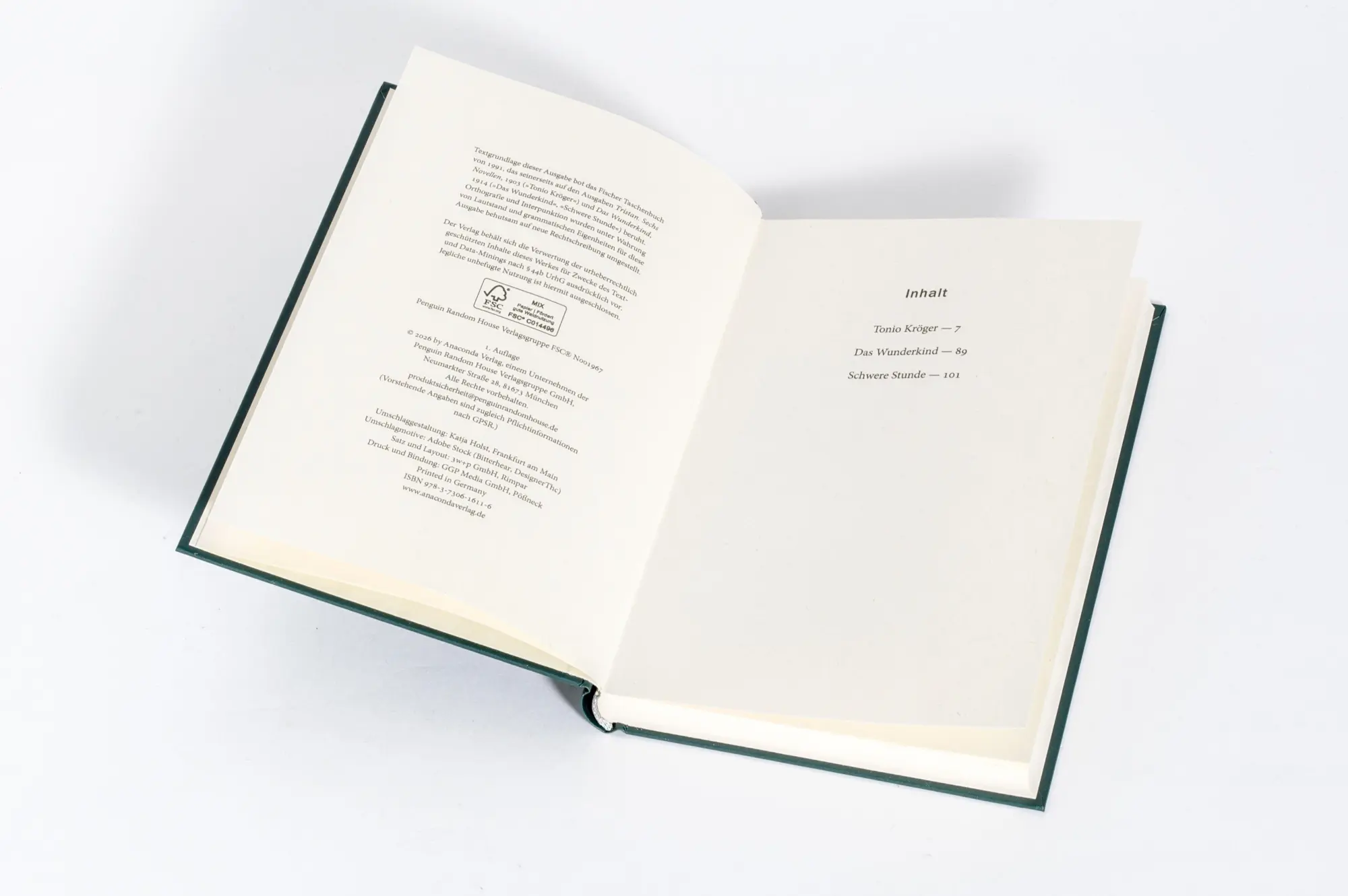 Bild: 9783730616116 | Tonio Kröger und andere Erzählungen | Thomas Mann | Buch | 112 S.