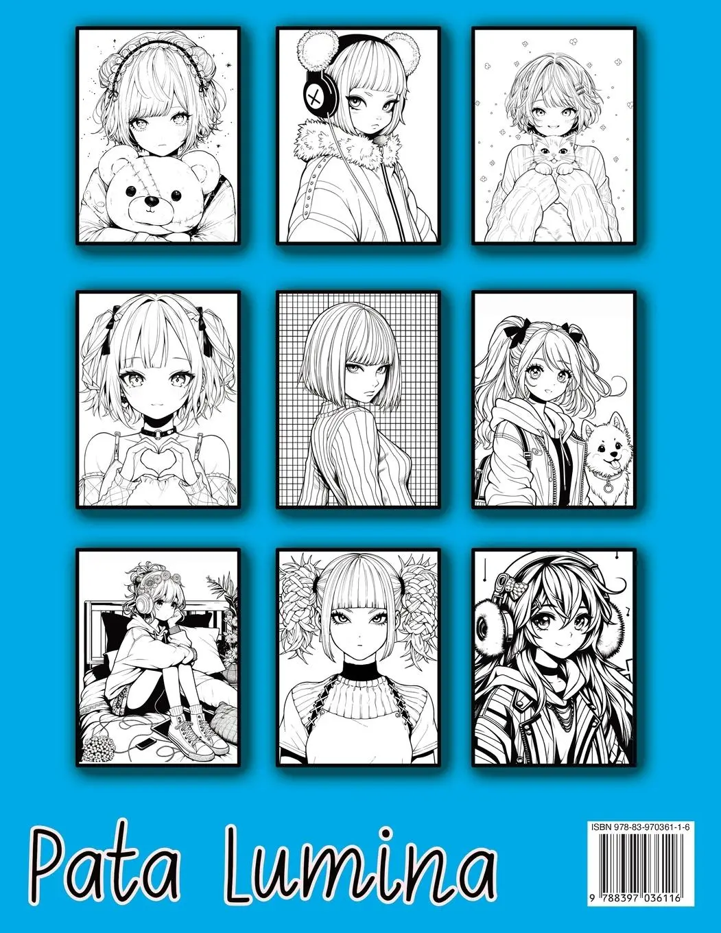 Rückseite: 9788397036116 | Anime Coloring Book for Teens | Pata Lumina | Taschenbuch | Englisch