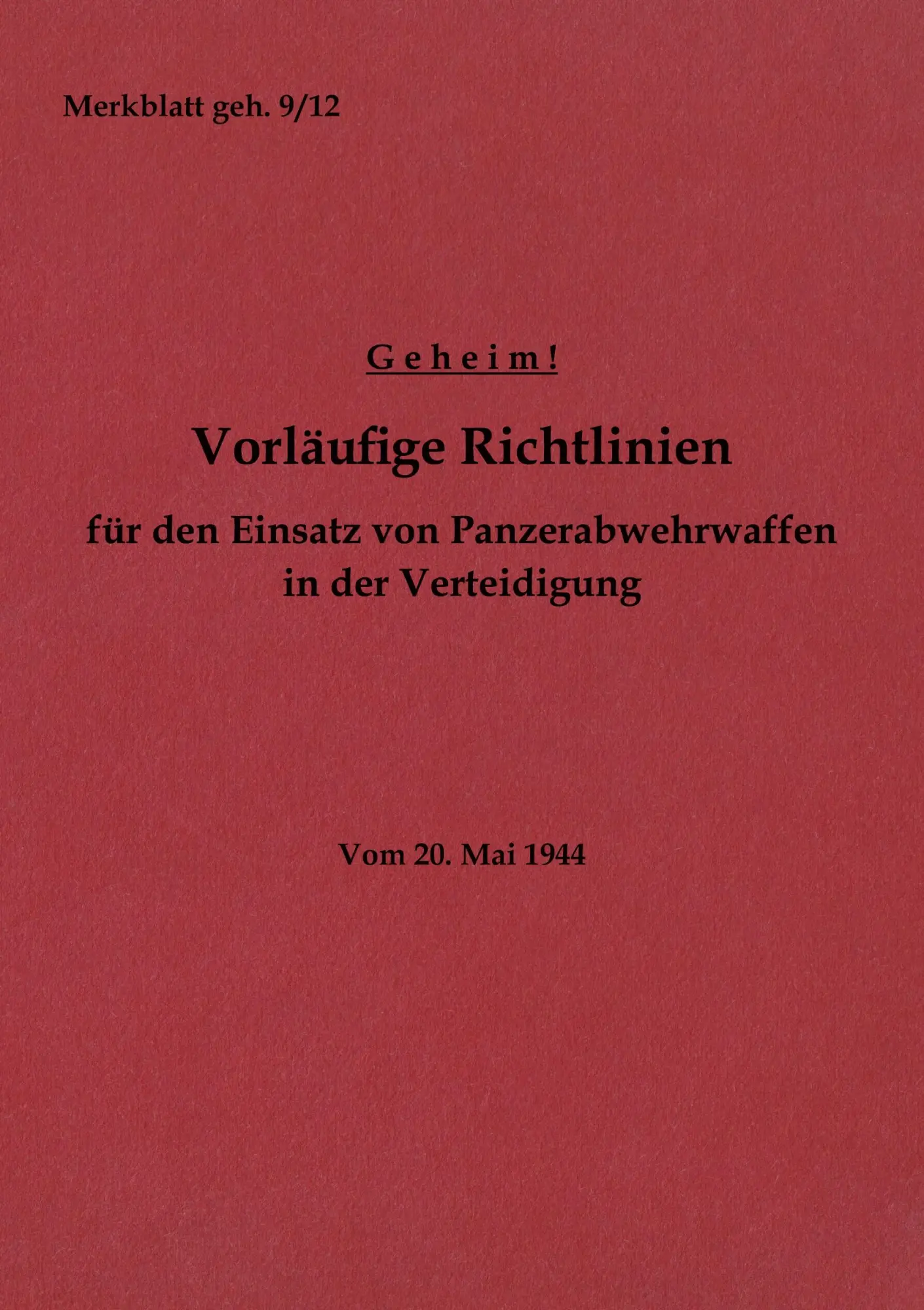 Cover: 9783756206216 | Merkblatt geh. 9/12 Vorläufige Richtlinien für den Einsatz von...
