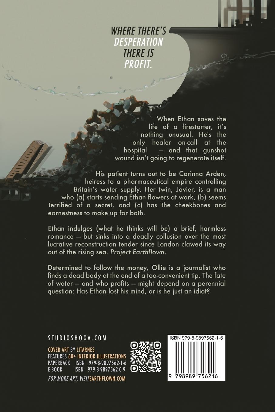 Rückseite: 9798989756216 | Earthflown | A Potable Study of Love and Collusion | Frances Wren