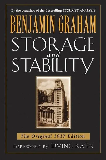 Cover: 9780071626316 | Storage and Stability | The Original 1937 Edition | Benjamin Graham