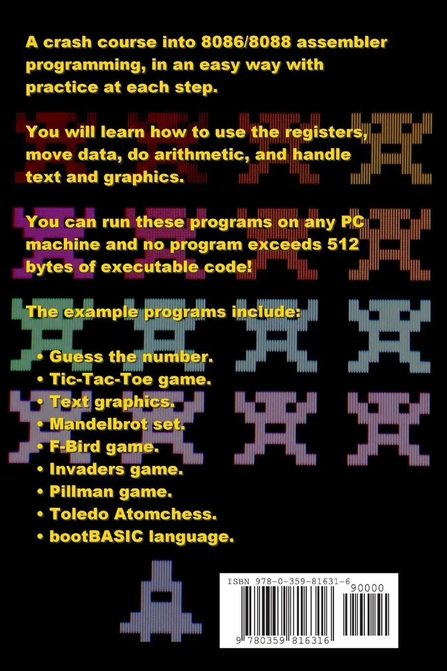 Rückseite: 9780359816316 | Programming Boot Sector Games | Oscar Toledo Gutierrez | Taschenbuch