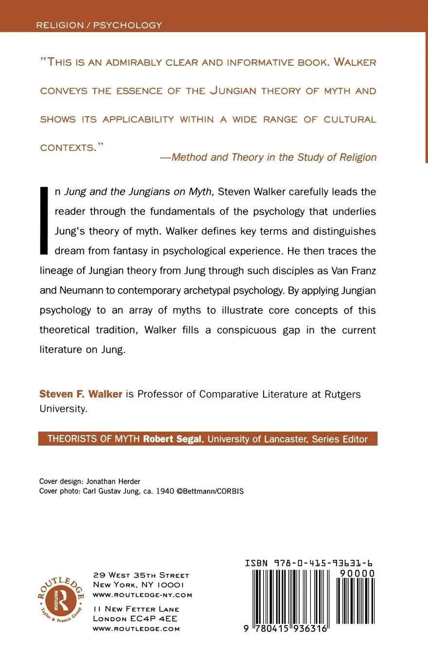 Rückseite: 9780415936316 | Jung and the Jungians on Myth | Steven Walker | Taschenbuch | Englisch