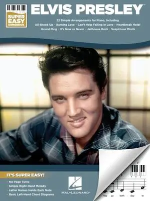 Cover: 9781705146316 | Elvis Presley - Super Easy Piano Songbook with Lyrics | Presley | Buch