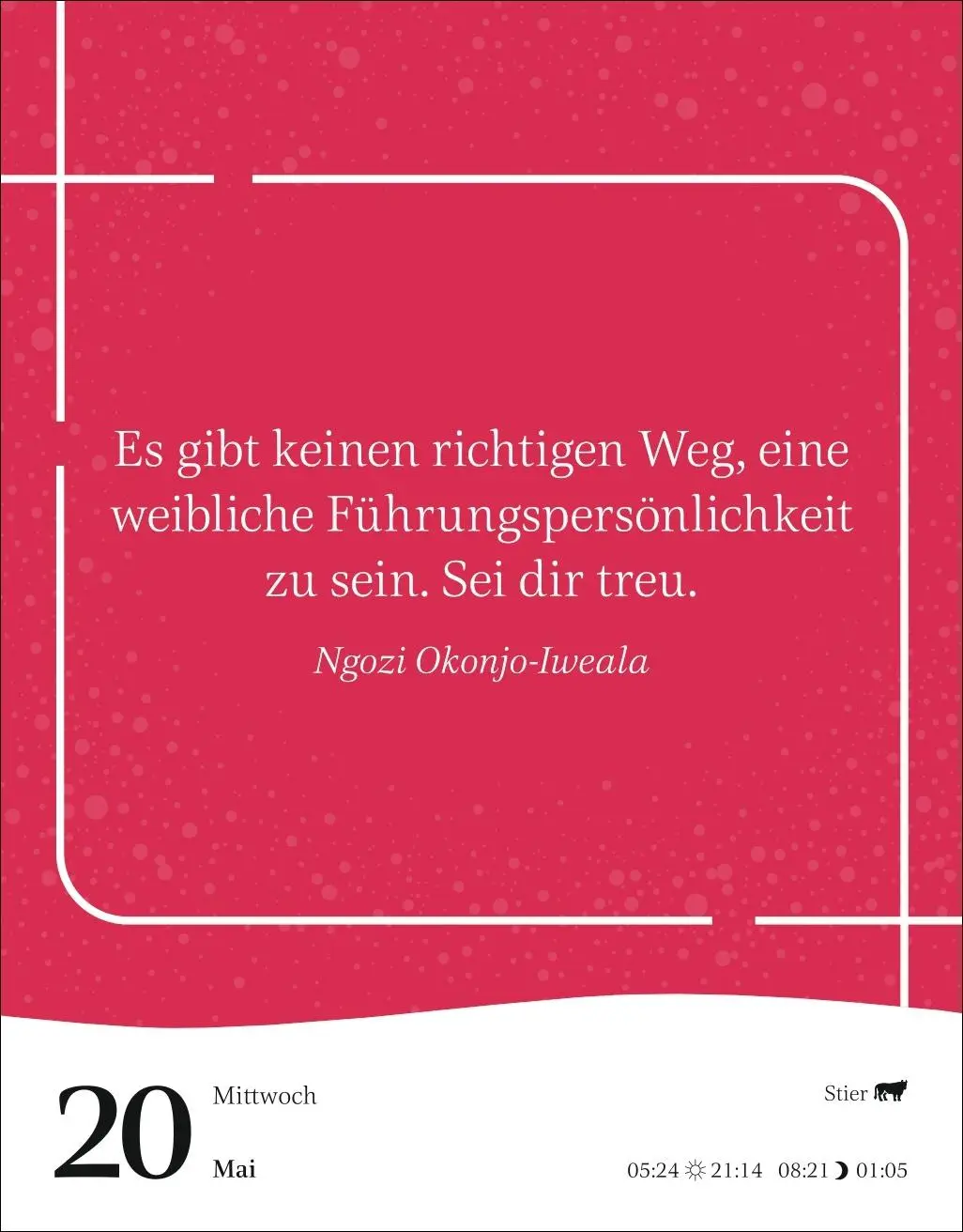 Bild: 9783840036316 | Starke Worte von starken Frauen Tagesabreißkalender 2026 | Kalender