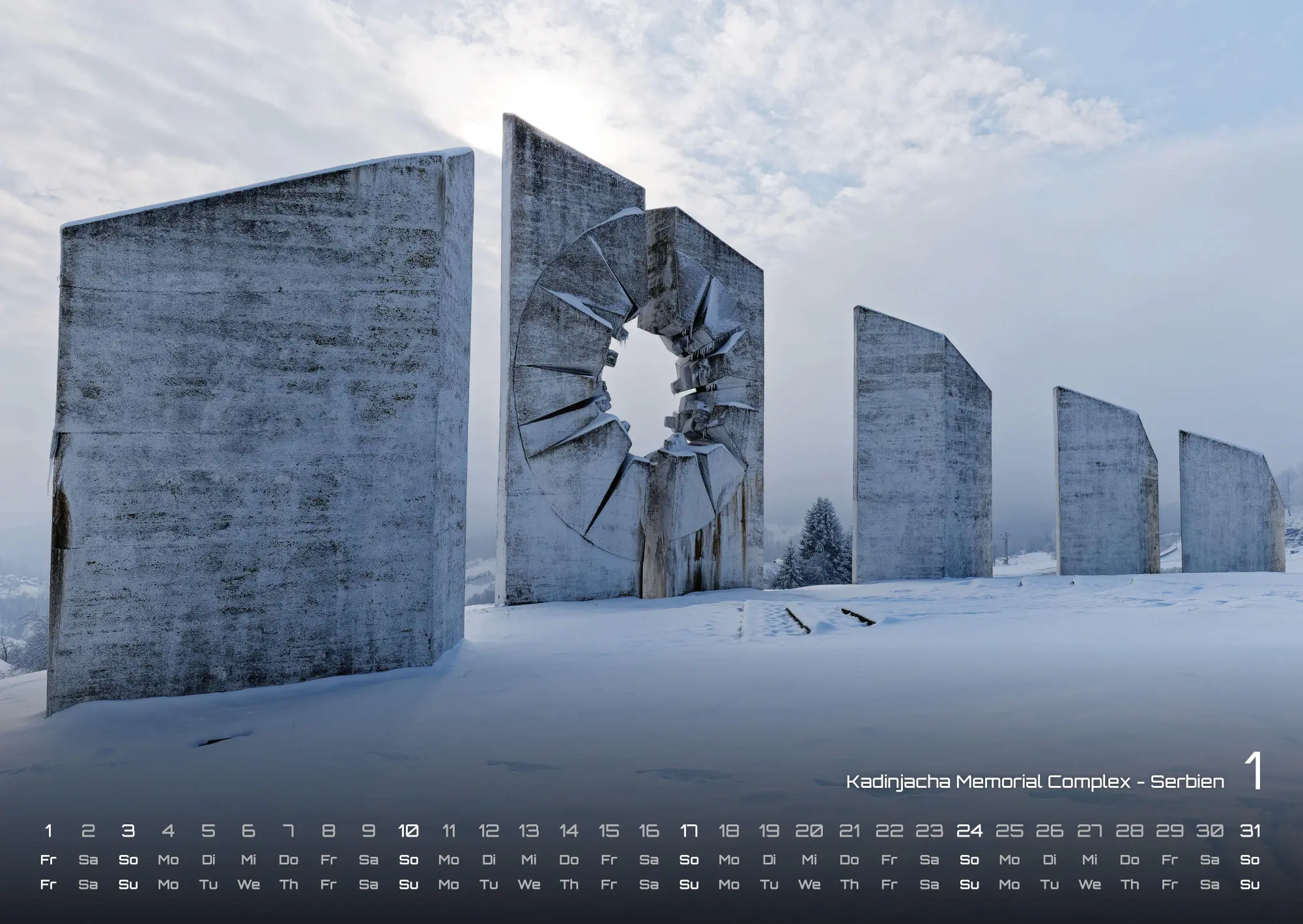 Bild: 9783986736316 | Architektur - faszinierende Baukunst - 2027 - Kalender DIN A2 | de
