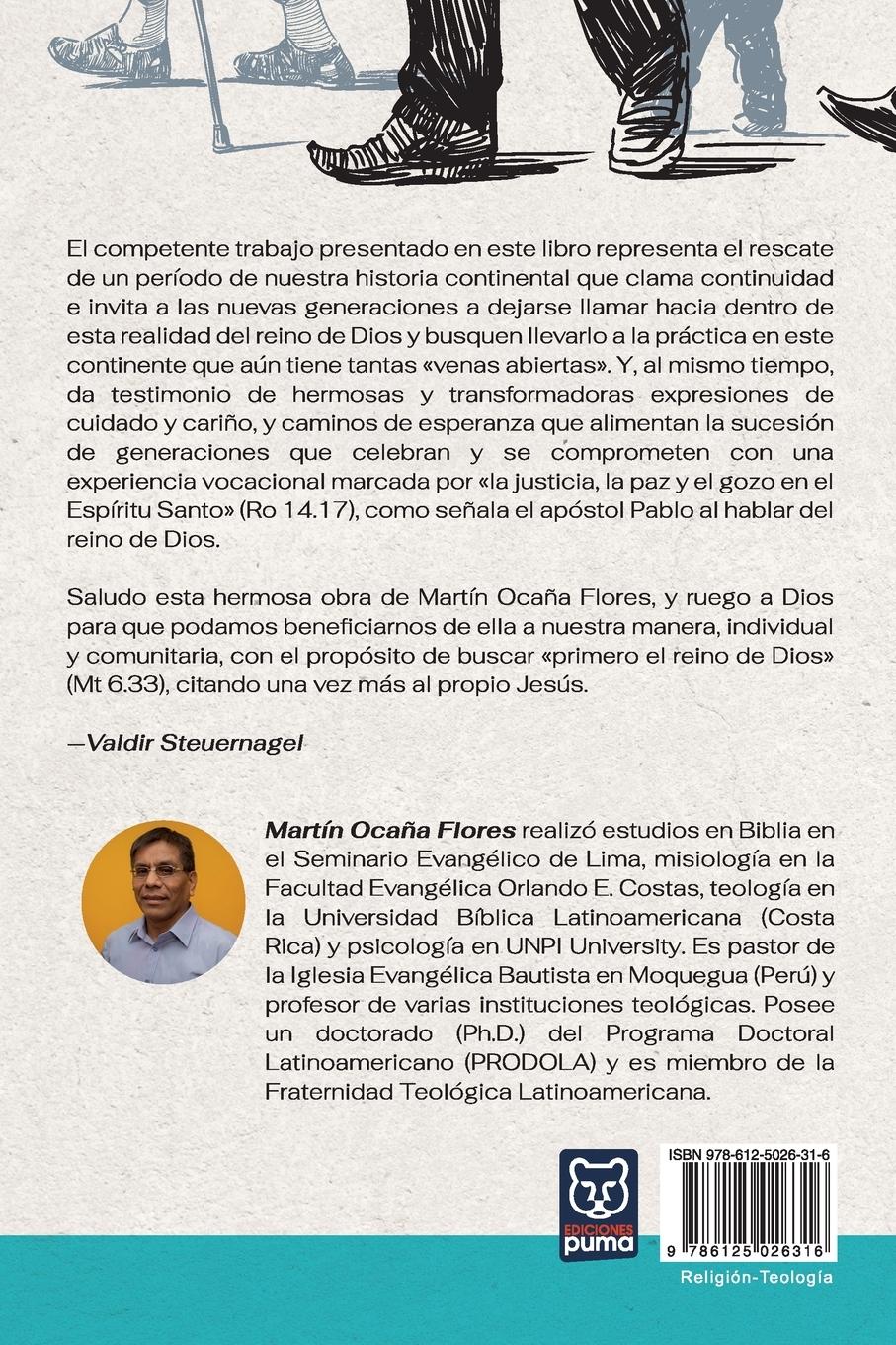 Rückseite: 9786125026316 | Las huellas del reino de Dios | Martín Ocaña Flores | Taschenbuch