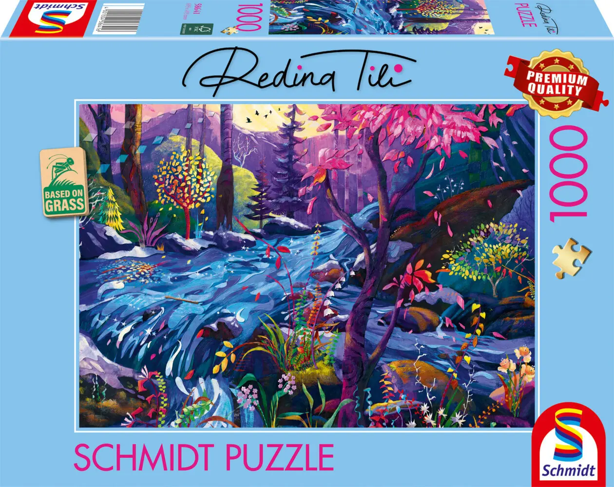 Cover: 4001504586416 | Fluss der Träume | Puzzles Redina Tili 1.000 Teile | Spiel | Schachtel