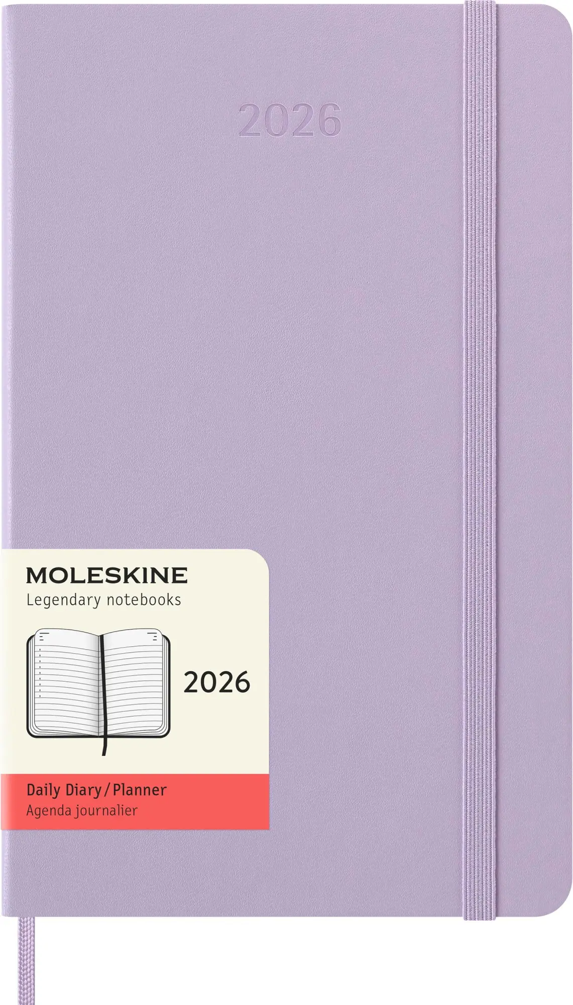 Bild: 8056999276416 | Moleskine 12 Monate Tageskalender 2026, Large/A5, 1 Tag = 1 Seite,...
