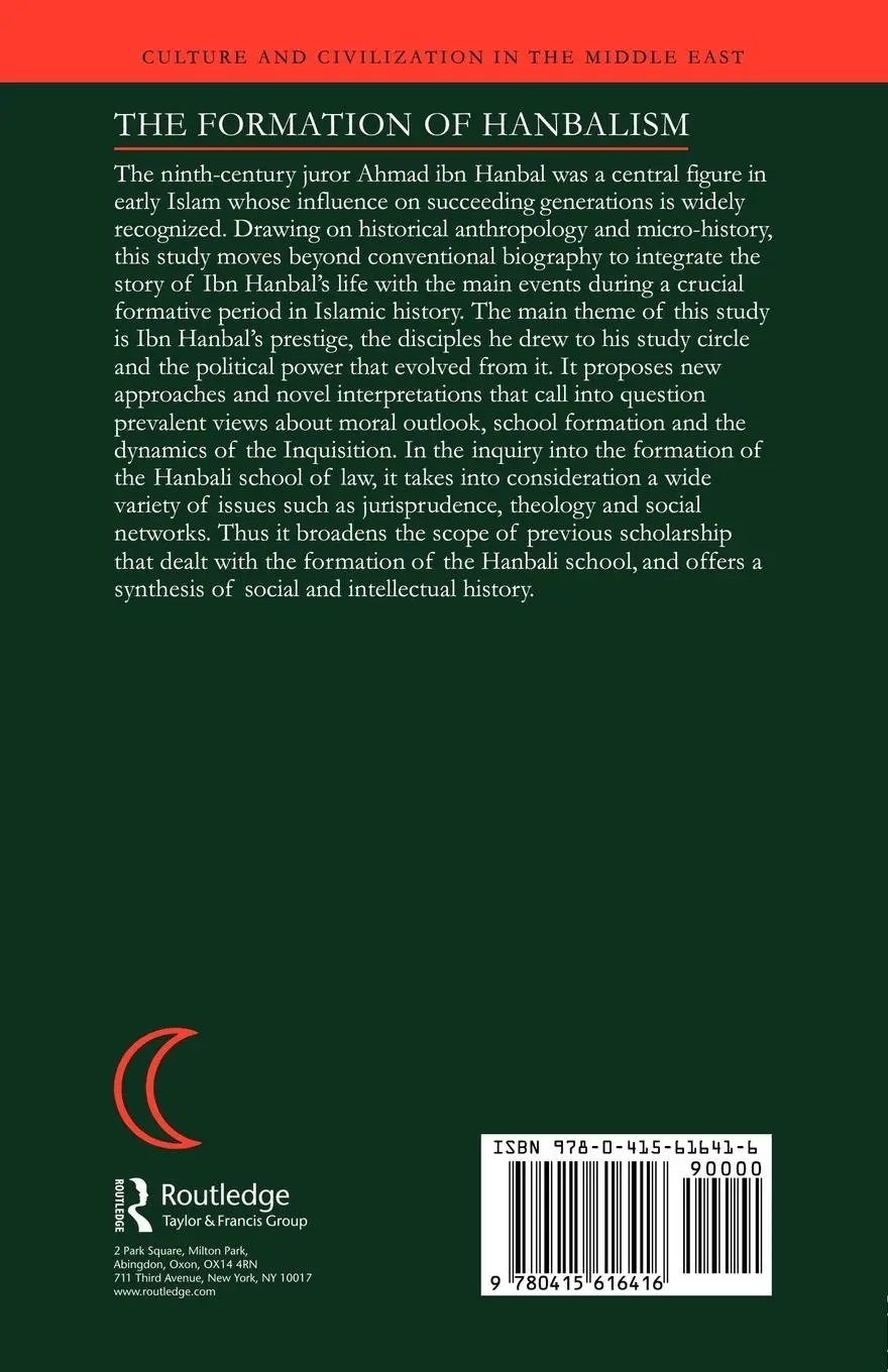Rückseite: 9780415616416 | The Formation of Hanbalism | Piety into Power | Nimrod Hurvitz | Buch