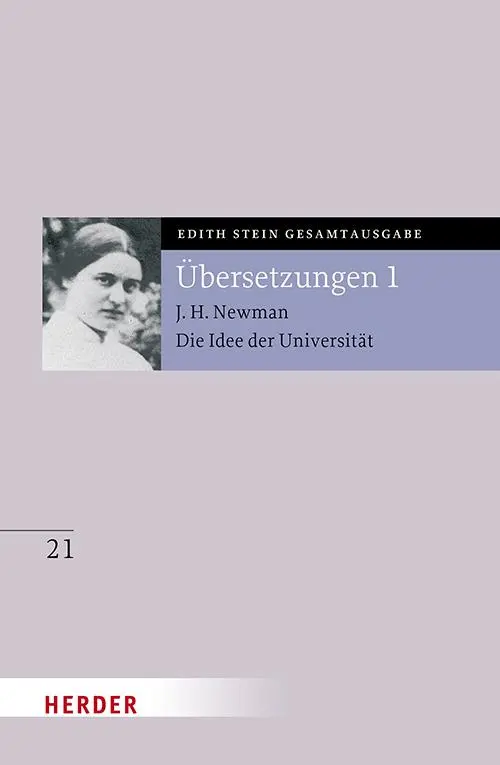 Cover: 9783451026416 | Übersetzung von John Henry Newman, Die Idee der Universität | Stein