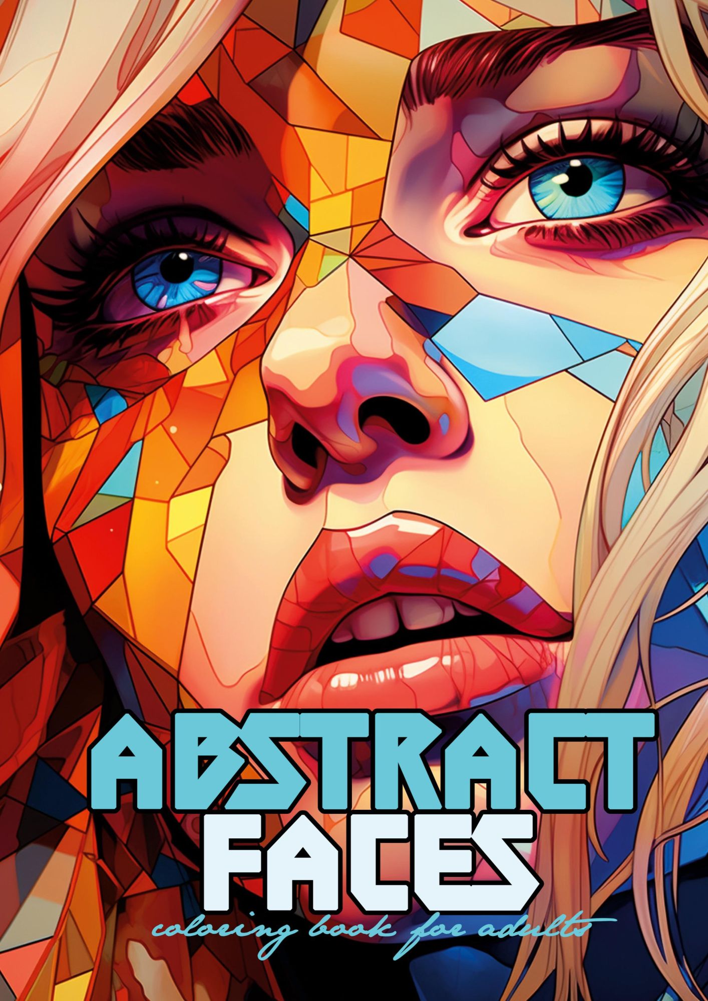 Cover: 9783758406416 | Abstract Faces Coloring Book for Adults | Monsoon Publishing | Buch