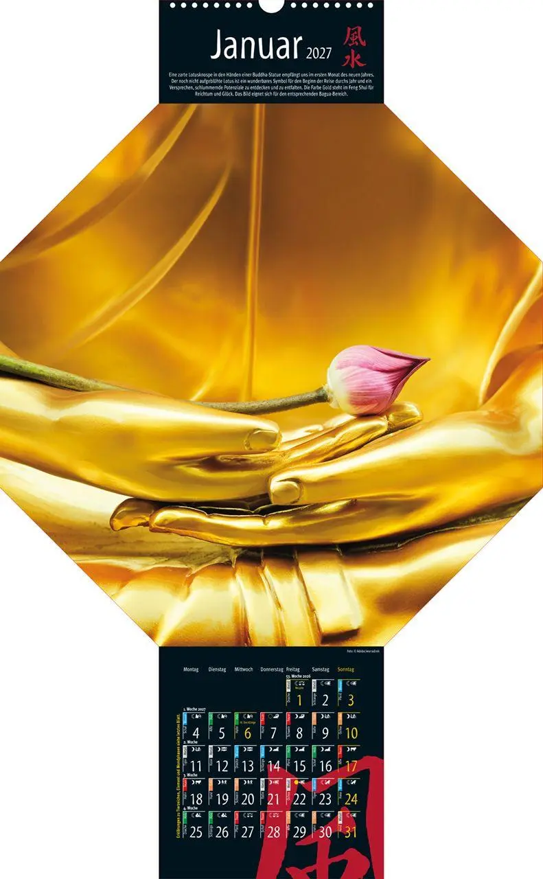 Bild: 9783948276416 | Feng-Shui-Kalender 2027 | Vision Creativ Verlag | Kalender | 15 S.