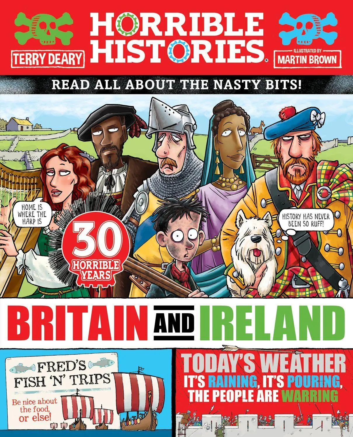 Cover: 9780702326516 | Horrible History of Britain and Ireland (newspaper edition) | Deary