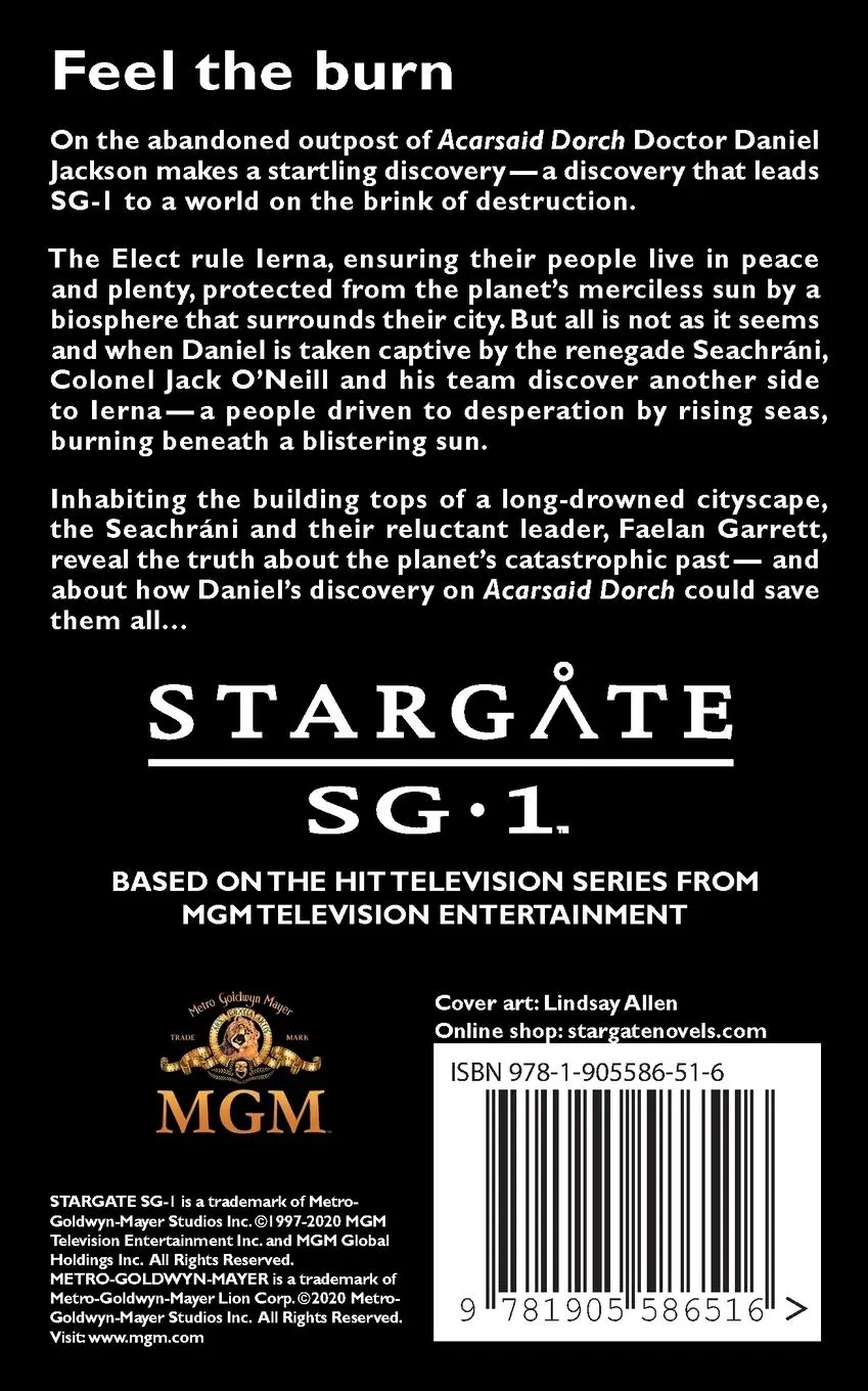 Rückseite: 9781905586516 | STARGATE SG-1 Sunrise | J Frances Crane | Taschenbuch | Englisch