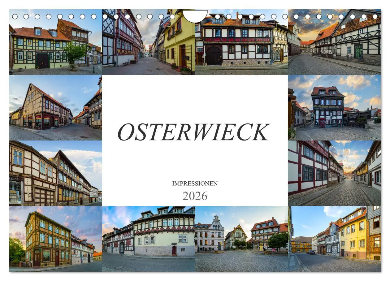 Cover: 9783457816516 | Osterwieck Impressionen (Wandkalender 2026 DIN A4 quer), CALVENDO...