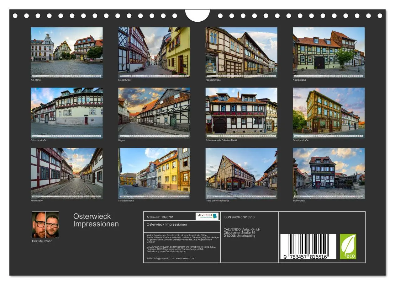 Bild: 9783457816516 | Osterwieck Impressionen (Wandkalender 2026 DIN A4 quer), CALVENDO...