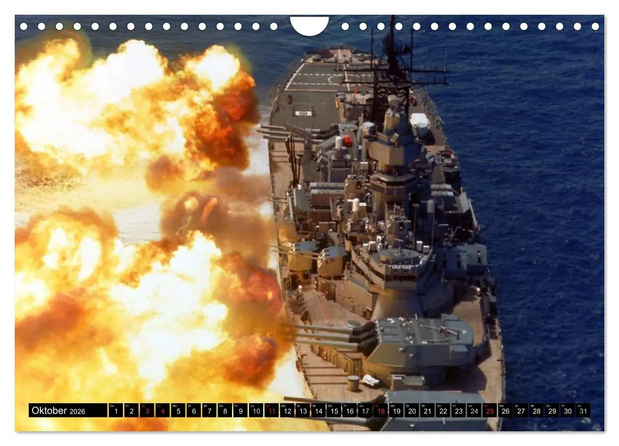 Bild: 9783516146516 | Kriegsschiffe der USA (Wandkalender 2026 DIN A4 quer), CALVENDO...
