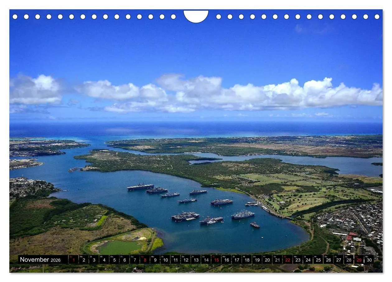 Bild: 9783516146516 | Kriegsschiffe der USA (Wandkalender 2026 DIN A4 quer), CALVENDO...