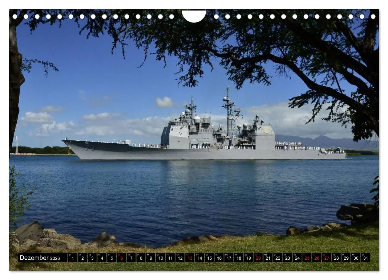 Bild: 9783516146516 | Kriegsschiffe der USA (Wandkalender 2026 DIN A4 quer), CALVENDO...