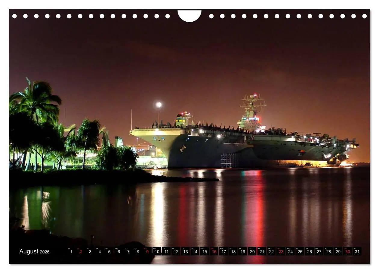 Bild: 9783516146516 | Kriegsschiffe der USA (Wandkalender 2026 DIN A4 quer), CALVENDO...