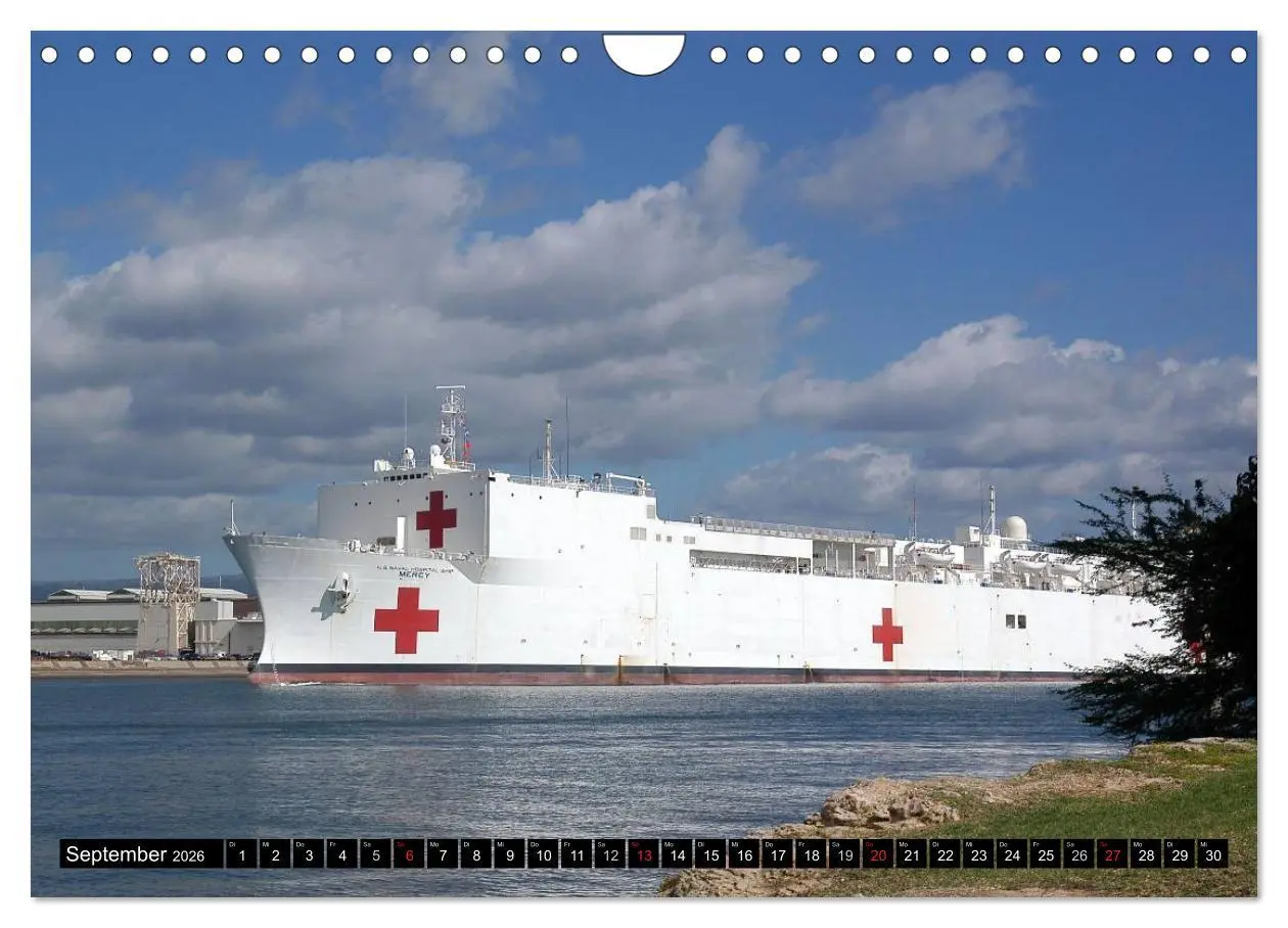 Bild: 9783516146516 | Kriegsschiffe der USA (Wandkalender 2026 DIN A4 quer), CALVENDO...