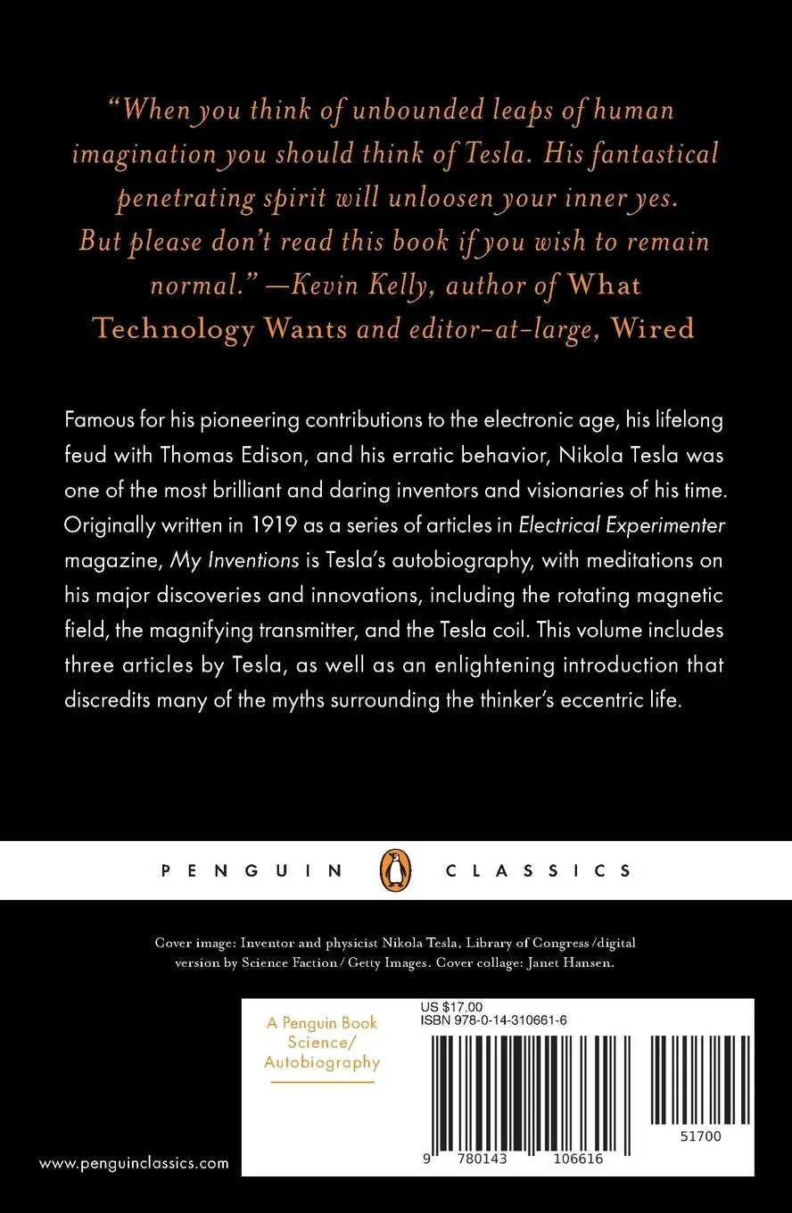 Rückseite: 9780143106616 | My Inventions and Other Writings | Nikola Tesla | Taschenbuch | XX