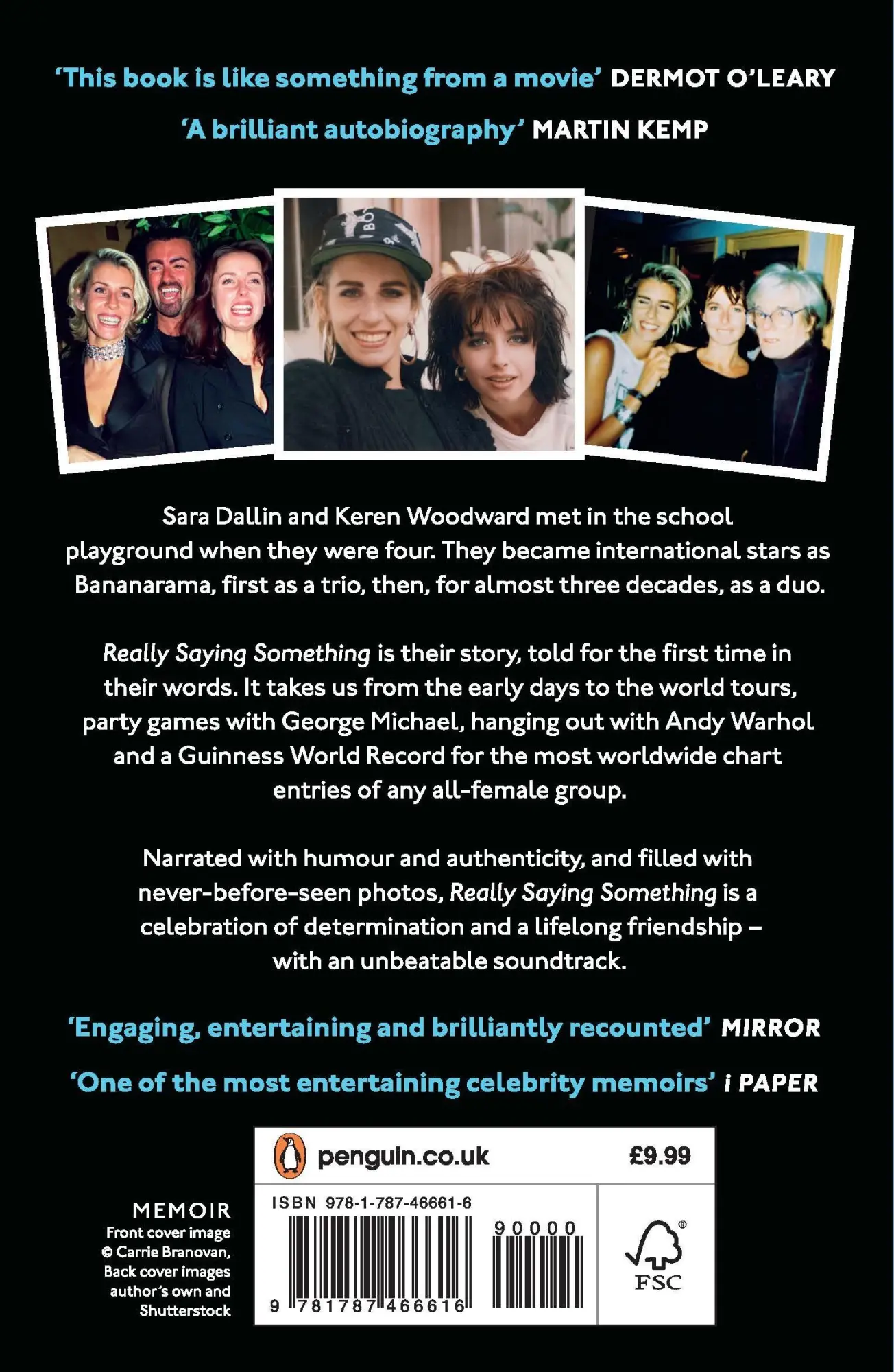 Rückseite: 9781787466616 | Really Saying Something | Sara &amp; Keren - Our Bananarama Story | Dallin
