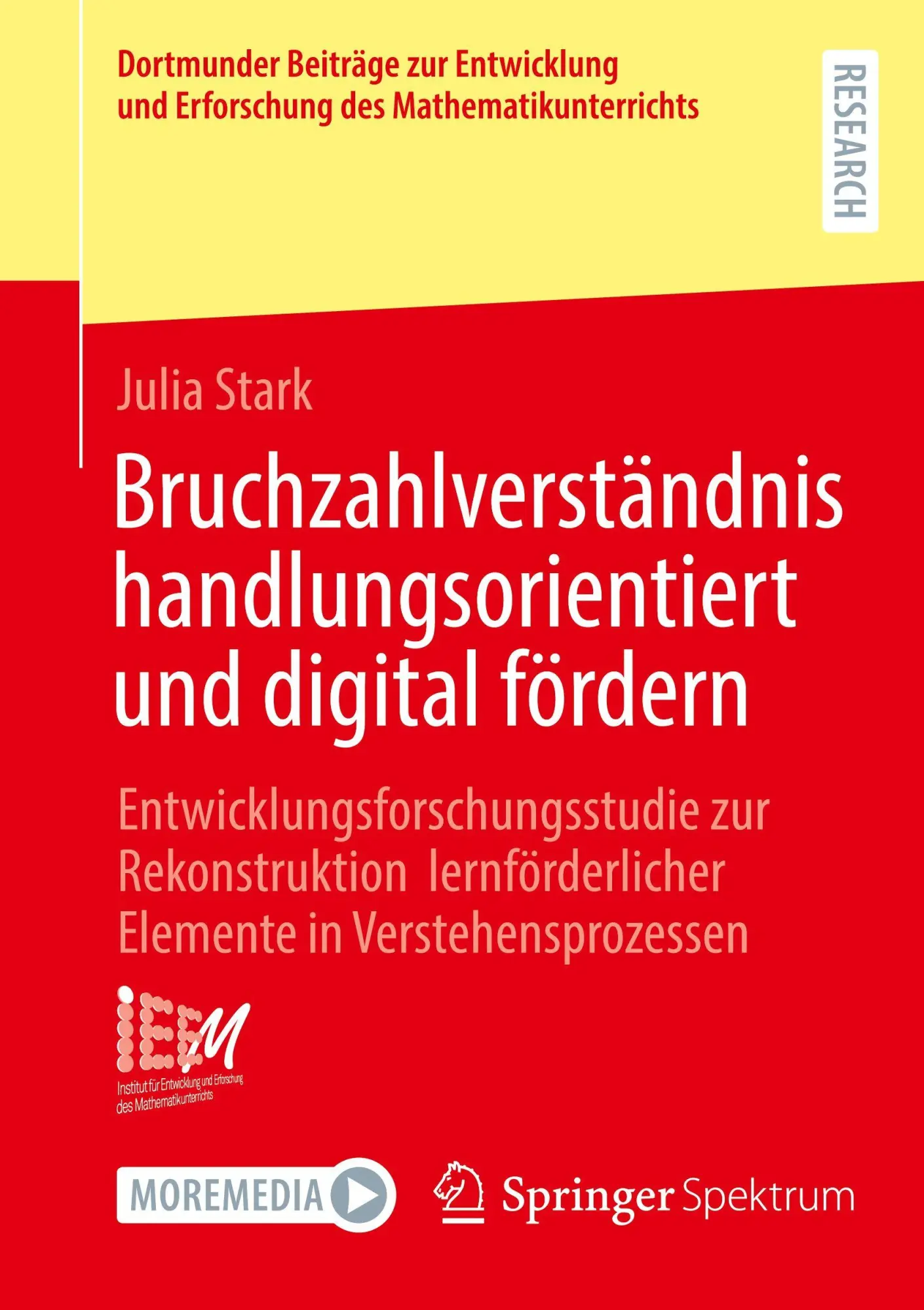 Cover: 9783658496616 | Bruchzahlverständnis handlungsorientiert und digital fördern | Stark