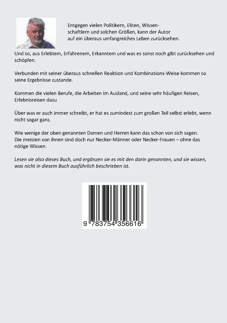Rückseite: 9783754356616 | Katastrophen mussten, müssen kommen | Mord verjährt nicht | Buch