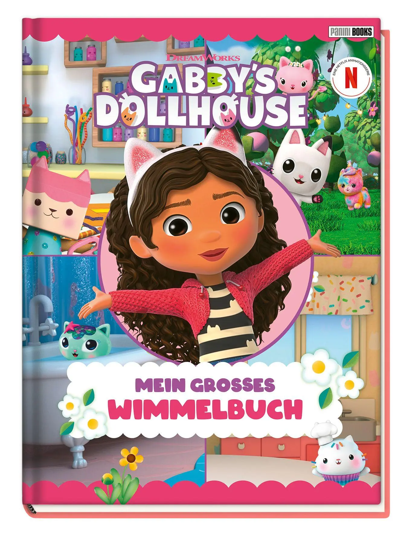 Cover: 9783833246616 | Gabby's Dollhouse: Mein großes Wimmelbuch | Wimmelbuch | Claudia Weber